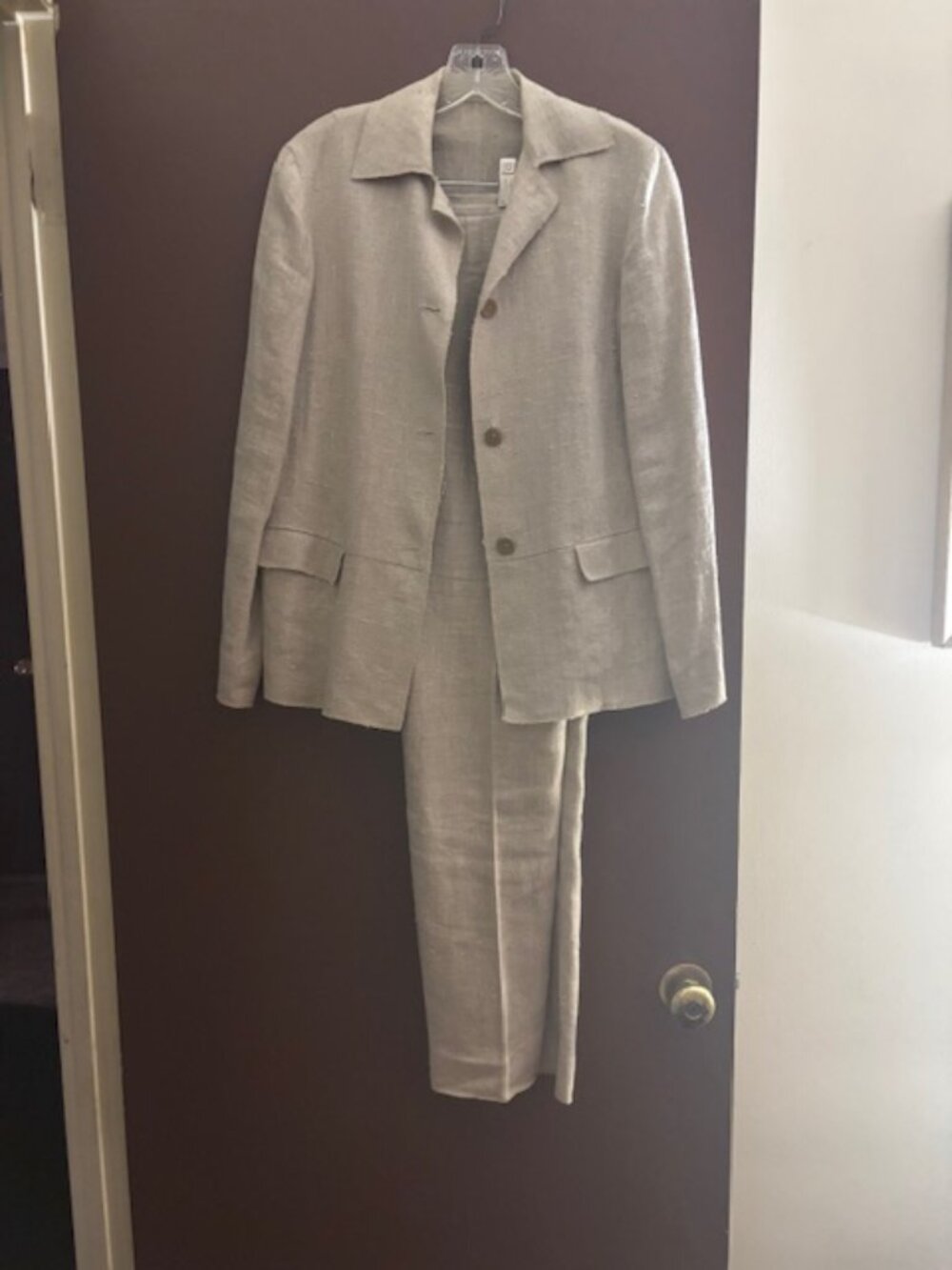 Aeffe Italian Linen Pantsuit